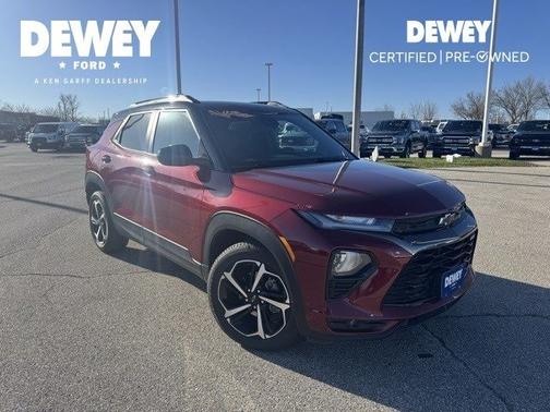 Crimson Metallic 2023 Chevrolet Trailblazer RS SUV