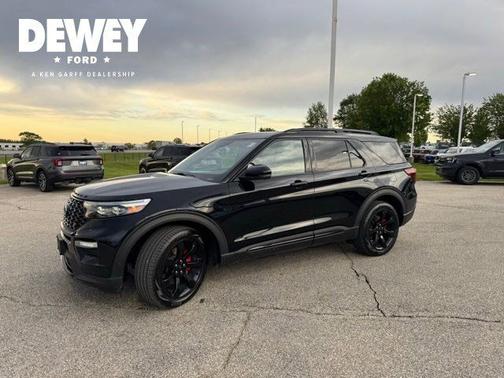 AGATE BLACK METALLIC 2020 Ford Explorer ST