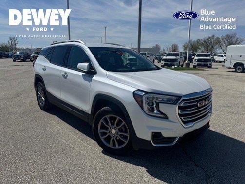 White Frost Tricoat 2024 GMC Terrain SLT