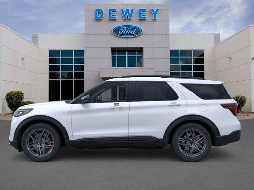 Star White Metallic Tri-Coat 2026 Ford Explorer ST