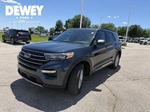 STONE BLUE METALLIC 2023 Ford Explorer XLT