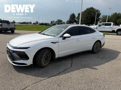 White 2024 Hyundai SONATA LIMITED