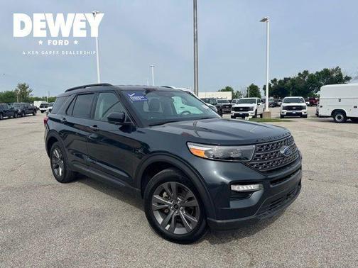 Blue Metallic 2022 Ford Explorer XLT