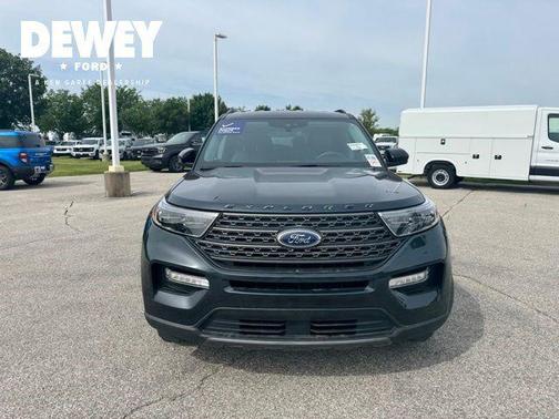 Blue Metallic 2022 Ford Explorer XLT