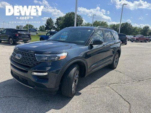 Blue Metallic 2022 Ford Explorer XLT