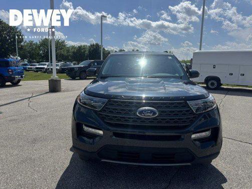Blue Metallic 2022 Ford Explorer XLT