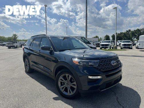 Blue Metallic 2022 Ford Explorer XLT