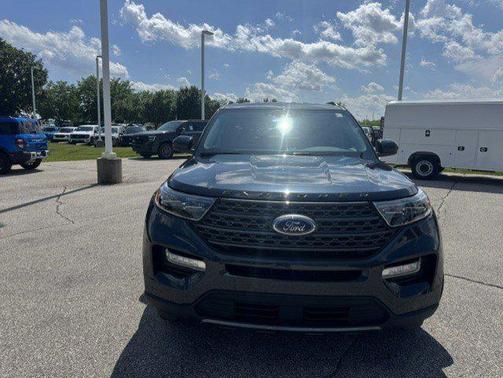 Blue Metallic 2022 Ford Explorer XLT