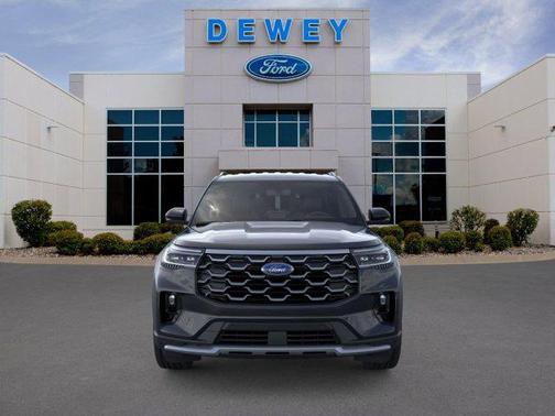 Agate Black Metallic 2026 Ford Explorer Platinum