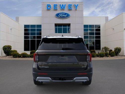 Agate Black Metallic 2026 Ford Explorer Platinum