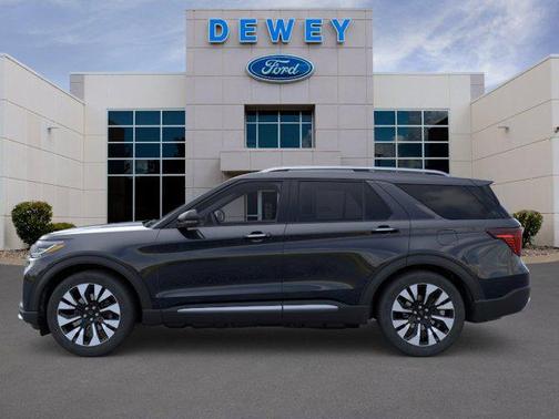Agate Black Metallic 2026 Ford Explorer Platinum