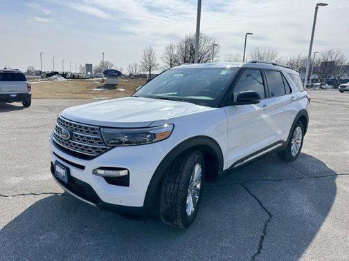 STAR WHITE MET TRI-COAT 2023 Ford Explorer LIMITED