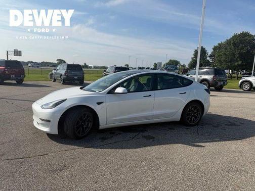 White 2021 Tesla Model 3 Long Range