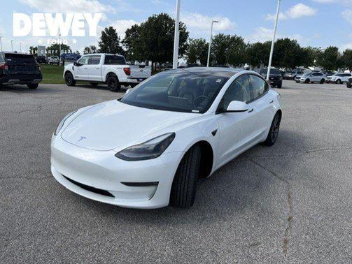 White 2021 Tesla Model 3 Long Range
