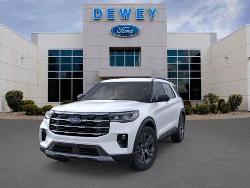Star White Metallic Tri-Coat 2026 Ford Explorer Active