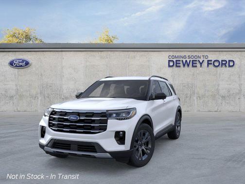Star White Metallic Tri-Coat 2026 Ford Explorer Active