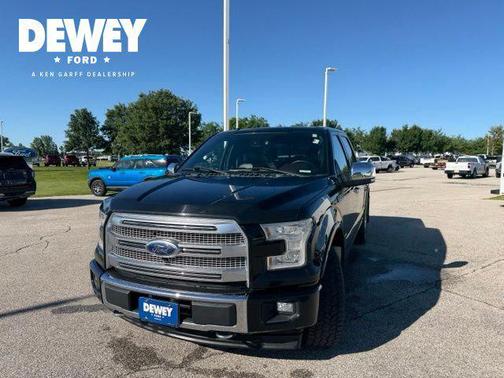 Shadow Black 2017 Ford F-150 Platinum