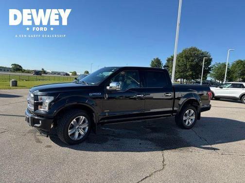 Shadow Black 2017 Ford F-150 Platinum