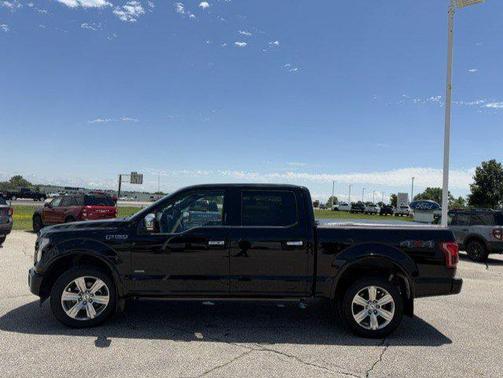Shadow Black 2017 Ford F-150 Platinum
