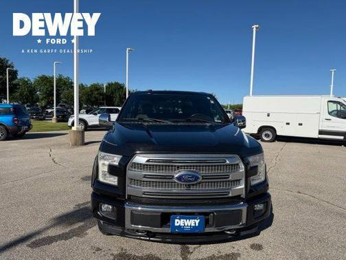 Shadow Black 2017 Ford F-150 Platinum