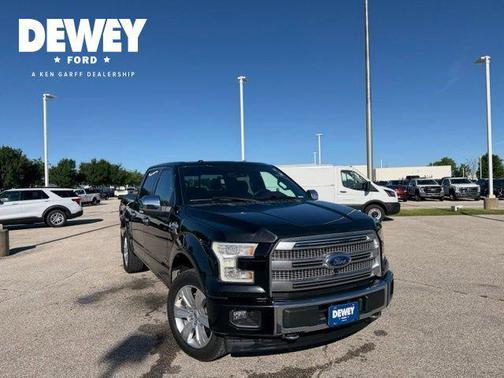 Shadow Black 2017 Ford F-150 Platinum