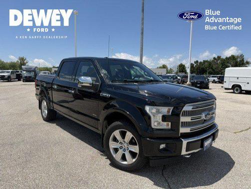 Shadow Black 2017 Ford F-150 Platinum