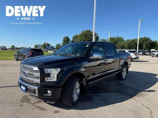 Shadow Black 2017 Ford F-150 Platinum