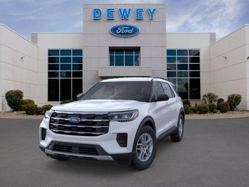 Space White Metallic 2026 Ford Explorer Active