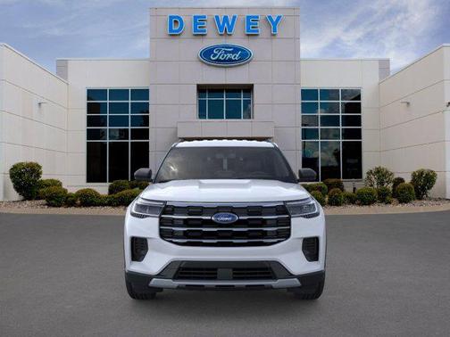 Space White Metallic 2026 Ford Explorer Active