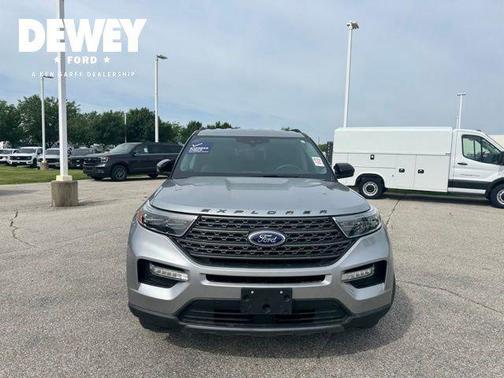 Silver Metallic 2023 Ford Explorer XLT
