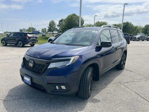 Blue 2021 Honda Passport AWD Elite