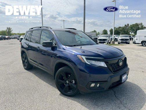 Blue 2021 Honda Passport AWD Elite