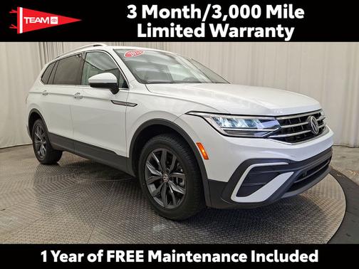 Pure White 2022 Volkswagen Tiguan 2.0T SE 4MOTION