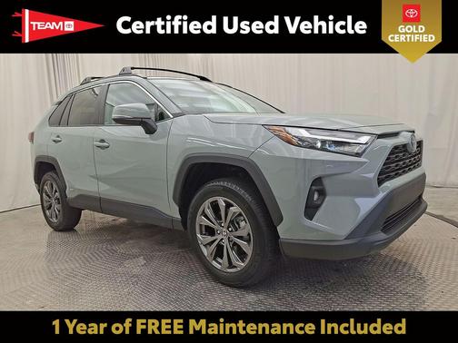 Lunar Rock 2022 Toyota RAV4 Hybrid XLE Premium