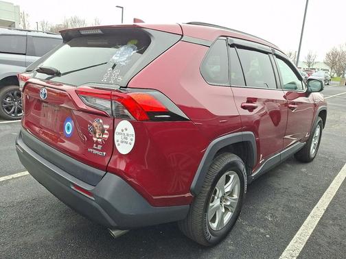 Ruby Flare Pearl 2021 Toyota RAV4 Hybrid LE