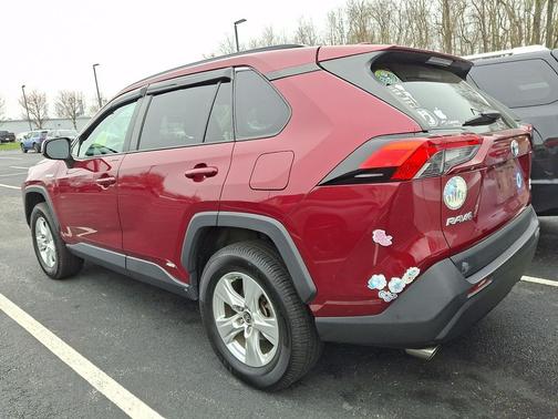 Ruby Flare Pearl 2021 Toyota RAV4 Hybrid LE