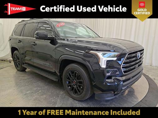 Midnight Black Metallic 2024 Toyota Sequoia SR5