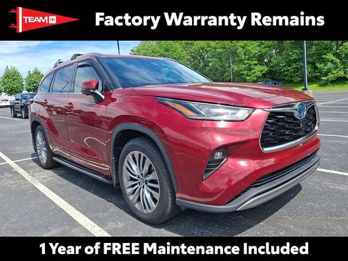 Ruby Flare Pearl 2023 Toyota Highlander Hybrid Platinum