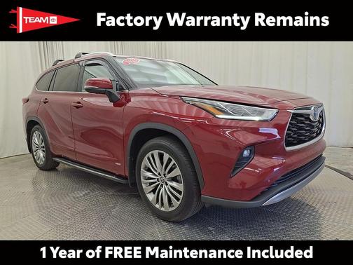 Ruby Flare Pearl 2023 Toyota Highlander Hybrid Platinum