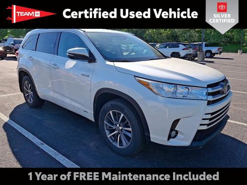 Blizzard Pearl 2018 Toyota Highlander Hybrid XLE