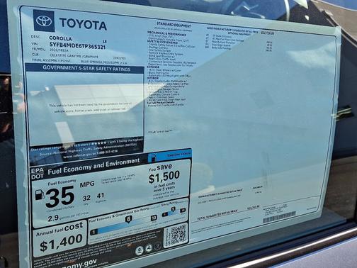 2026 Toyota Corolla LE