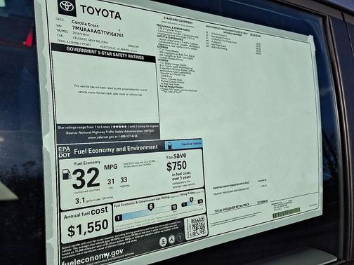 2026 Toyota Corolla Cross L