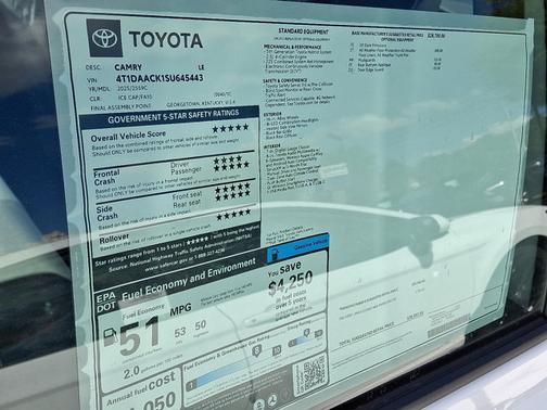 2025 Toyota Camry LE