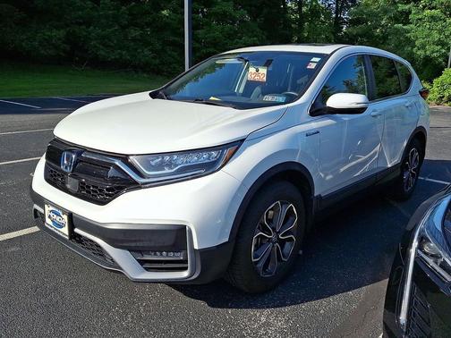 Platinum White Pearl - WX 2020 Honda CR-V Hybrid EX-L