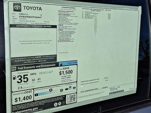 2026 Toyota Corolla LE