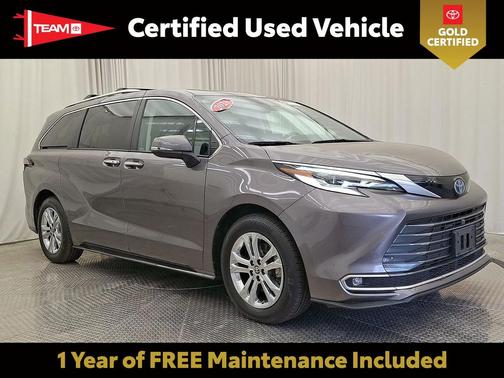 Predawn Gray Mica 2023 Toyota Sienna Platinum