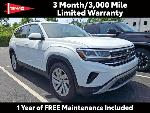 Pure White - 0Q0Q 2021 Volkswagen Atlas 3.6L SE