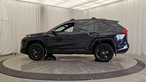 Midnight Black Metallic 2024 Toyota RAV4 Hybrid SE