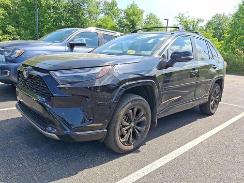 Midnight Black Metallic 2024 Toyota RAV4 Hybrid SE