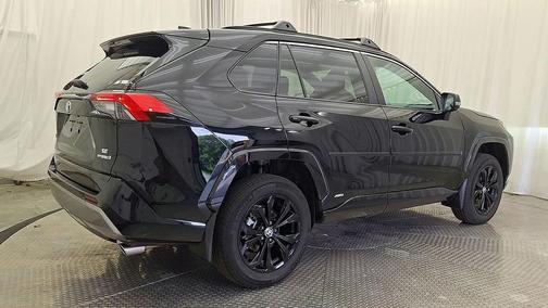 Midnight Black Metallic 2024 Toyota RAV4 Hybrid SE